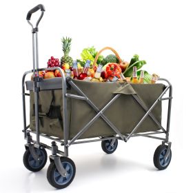 Outdoor Garden Multipurpose Micro Collapsible Beach Trolley Cart Camping Folding Wagon